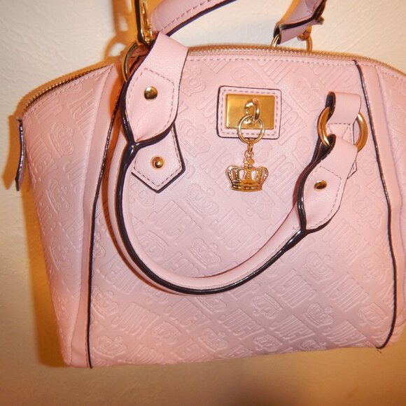 JUICY COUTURE PINK BEAUTIFUL HANDBAG CROSSBODY - Picture 14 of 16